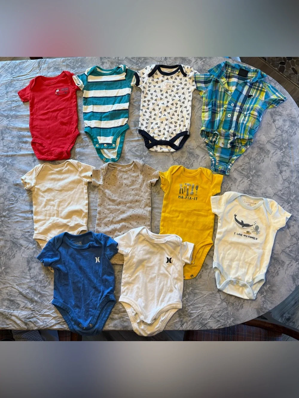 Carters various clothes